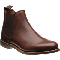 herring sittaford rubber in brown waxy calf