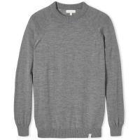 herring beauford crew jumper by peregrine in steelnimbus