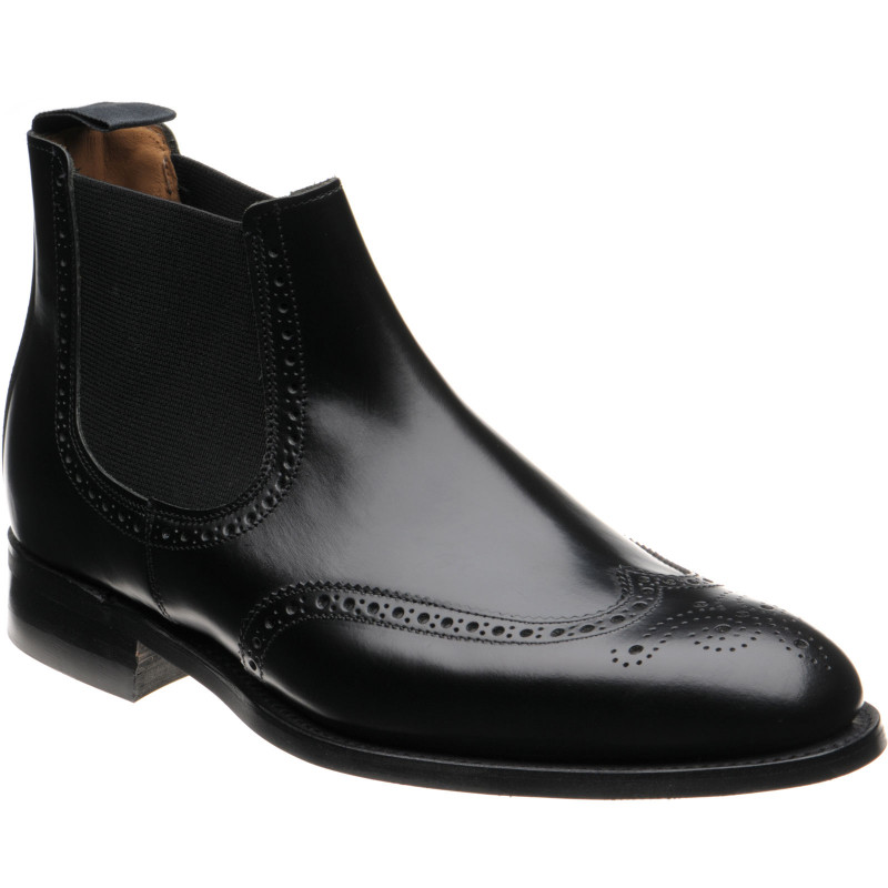 Herring Wye  rubber-soled brogue Chelsea boots