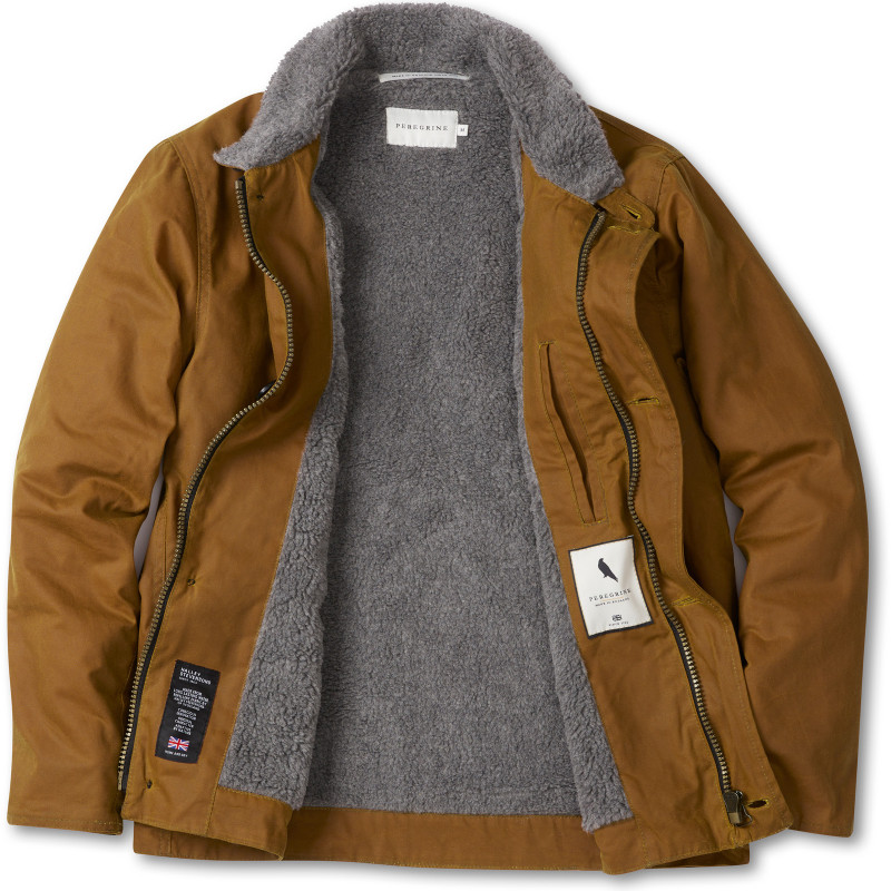 Herring Warm Lined Teddy Jacket by Peregrine