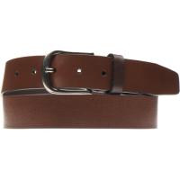 herring chino belt in brown natural calf