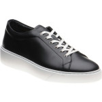 Herring Strike II rubber-soled trainers in Black Calf