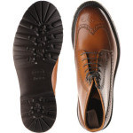 Galashiels rubber-soled brogue boots