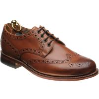 herring bushwick in dark tan calf