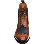 Maidenhead two-tone brogue boots