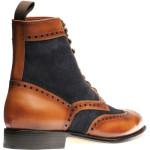 Maidenhead two-tone brogue boots