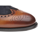 Maidenhead two-tone brogue boots
