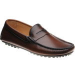 Herring Fiorano rubber-soled loafers in Tan Handpainted