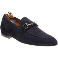 herring ancona in blue suede