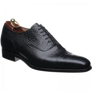 Herring Jagger in Black Mock Croc