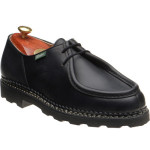Paraboot Michael rubber-soled Derby shoes in Lisse Noir