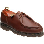 Paraboot Michael rubber-soled Derby shoes in Lisse Marron