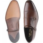 Loake Cannon double monk shoes