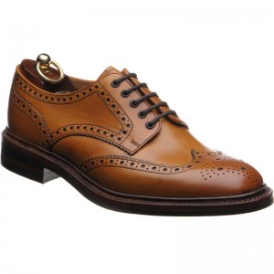 loake chester rubber in tan calf