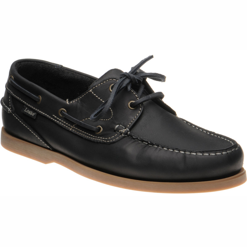 Lymington rubber-soled deck shoes