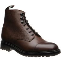 loake sedbergh in dark brown grain calf