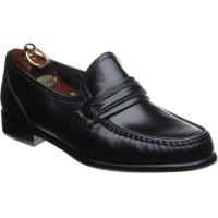 loake rome in black calf