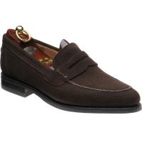 loake 356 in dark brown suede