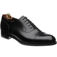 loake stonegate in carbon black calf
