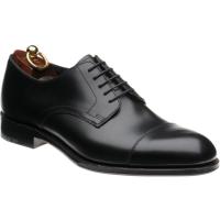 loake petergate in carbon black calf