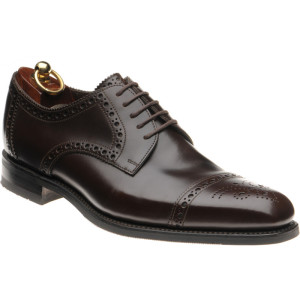 Loake Eldon rubber-soled semi-brogues