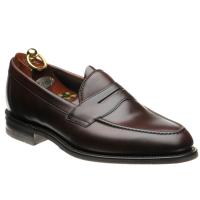 loake imperial rubber in dark brown waxy