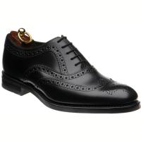 loake fearnley rubber in black calf