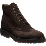 Pegasus rubber-soled brogue boots