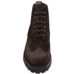 Pegasus rubber-soled brogue boots