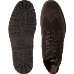 Pegasus rubber-soled brogue boots