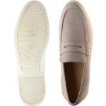 Como rubber-soled loafers