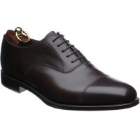 loake aldwych in dark brown calf